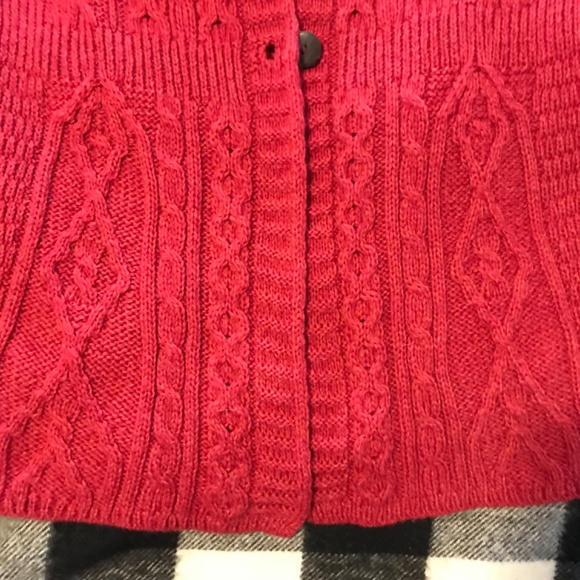 Aran Sweater Market 100% merino wool long length cardigan - Picture 3 of 7